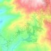Sanfins topographic map, elevation, terrain
