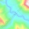 Hanamur topographic map, elevation, terrain