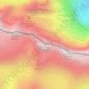 El Casco topographic map, elevation, terrain
