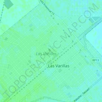 Observatorio Parroquial topographic map, elevation, terrain