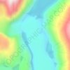 Tulsequah Glacier topographic map, elevation, terrain