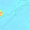 Recreo topographic map, elevation, terrain