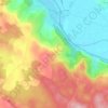 Magnagues topographic map, elevation, terrain