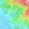 Piazza topographic map, elevation, terrain