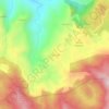 Poondi topographic map, elevation, terrain