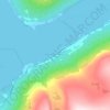 Rotsund - Guohcanuorri - Nuora topographic map, elevation, terrain
