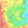 Otting topographic map, elevation, terrain