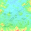 Coop. Casas Altas topographic map, elevation, terrain