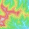 Fre topographic map, elevation, terrain