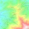 Albania topographic map, elevation, terrain