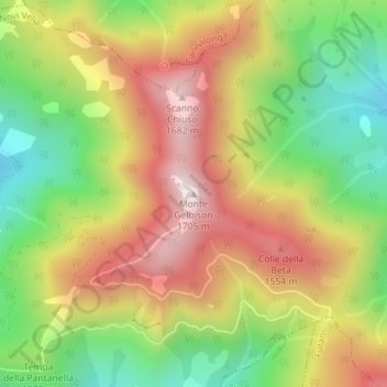 Novi Velia topographic map, elevation, terrain