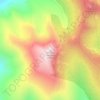 Old Glory Mountain topographic map, elevation, terrain