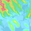 Santa Monica topographic map, elevation, terrain