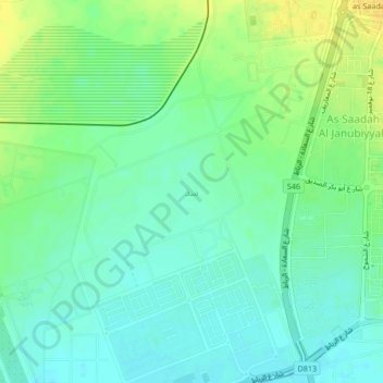 Sudh topographic map, elevation, terrain