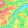 Neckartenzlingen topographic map, elevation, terrain