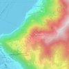 Monte Tre Croci topographic map, elevation, terrain