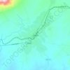 Ganda topographic map, elevation, terrain