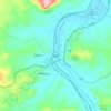York topographic map, elevation, terrain