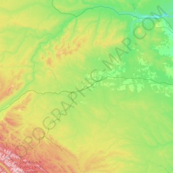 Edson (town) topographic map, elevation, terrain