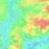 Le Radoit topographic map, elevation, terrain