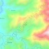 San Luis topographic map, elevation, terrain