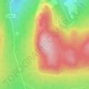 Alto del Tremedal topographic map, elevation, terrain