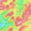 Leckmart topographic map, elevation, terrain