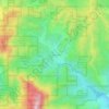 Topanga Park topographic map, elevation, terrain