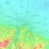 Bologne topographic map, elevation, terrain