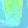 Moheshkhali topographic map, elevation, terrain