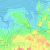 Ammerland topographic map, elevation, terrain