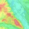 Bug topographic map, elevation, terrain