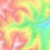 San Lucas topographic map, elevation, terrain