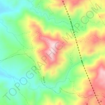 Cerro Tavilla topographic map, elevation, terrain