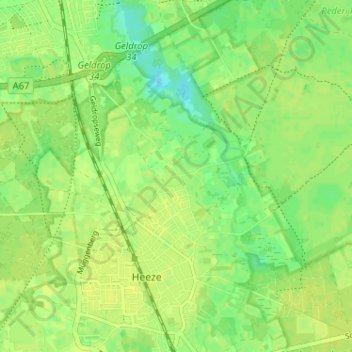 Rul topographic map, elevation, terrain
