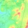 Morelena topographic map, elevation, terrain