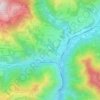 Ceradello topographic map, elevation, terrain