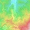 Pedoulas topographic map, elevation, terrain