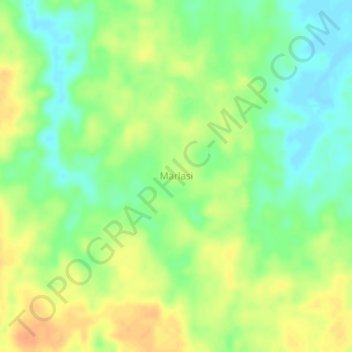 Marlasi topographic map, elevation, terrain