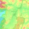 Pengkalan Hulu topographic map, elevation, terrain