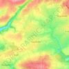 Hameau Jourdan topographic map, elevation, terrain