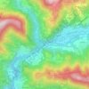 Ponti topographic map, elevation, terrain