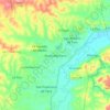 Quebrada Seca topographic map, elevation, terrain