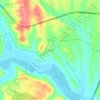 Secorio topographic map, elevation, terrain