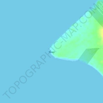 Misalla topographic map, elevation, terrain