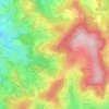 Les Harrivières topographic map, elevation, terrain