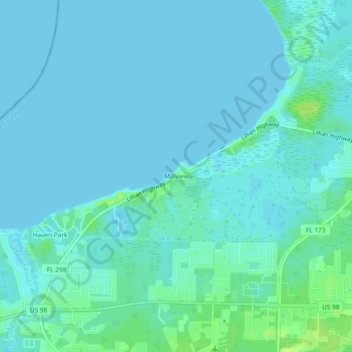 Millview topographic map, elevation, terrain