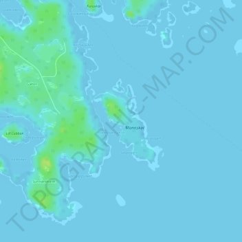 Gävlehamn topographic map, elevation, terrain