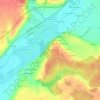 La Bruyère de Dela topographic map, elevation, terrain