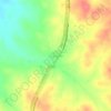 Sidi Lakhdar topographic map, elevation, terrain